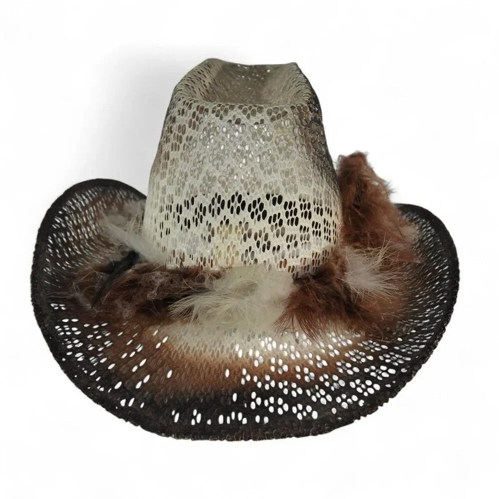 Sombreros Mexican Caboy Western Cowboy Hat Mex 57 US 7 1/8‎ Vintage Mexico Made